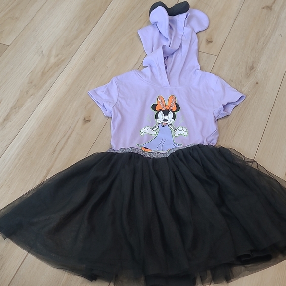 Disney Other - Disney Purple and Black Minnie Mouse Costume XS(4-5)